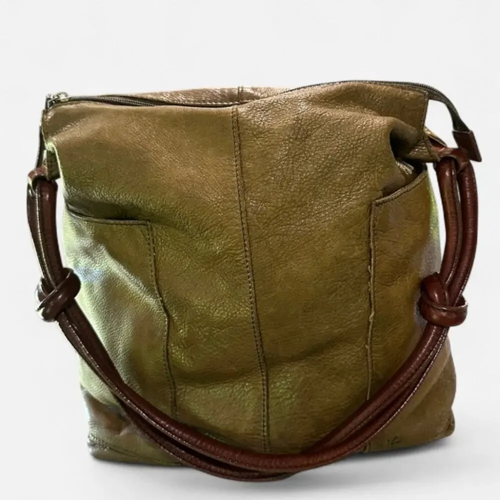 Ellington Genuine Leather Boho Shoulder Bag Butter Soft Slouchy Y2K Purse